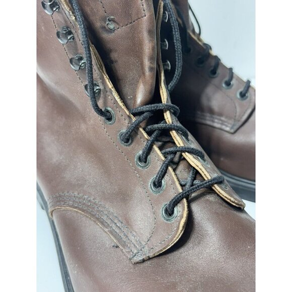 Red Wing Shoes 953 Supersole Brown Round Soft Toe Boots Work Boots - Mens 17 D - Picture 8 of 9